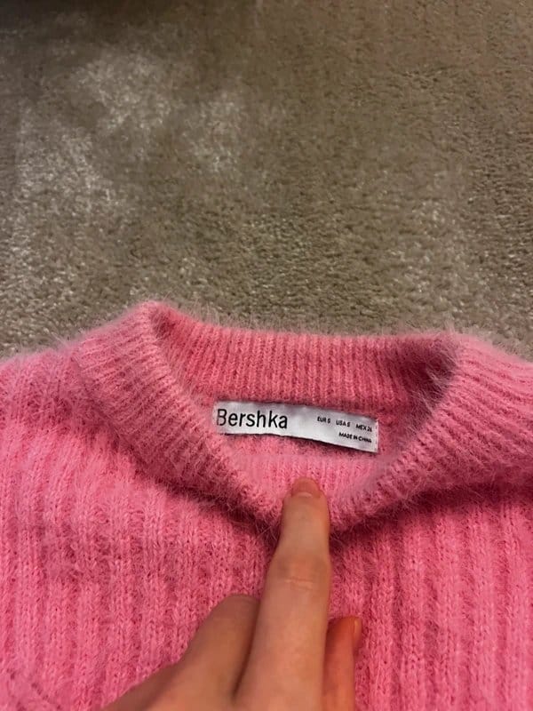 Bershka Bershka pink cropped jumper - 1