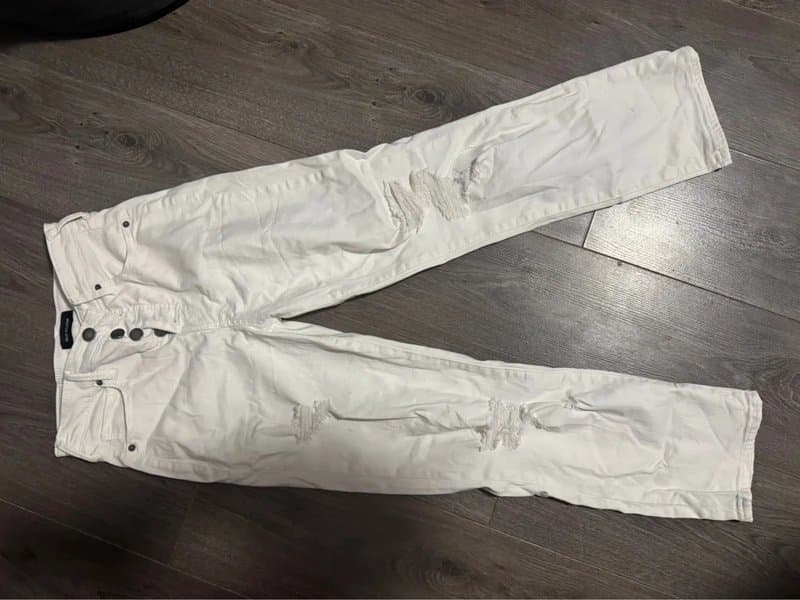 True Religion True Religion high waisted White Jeans