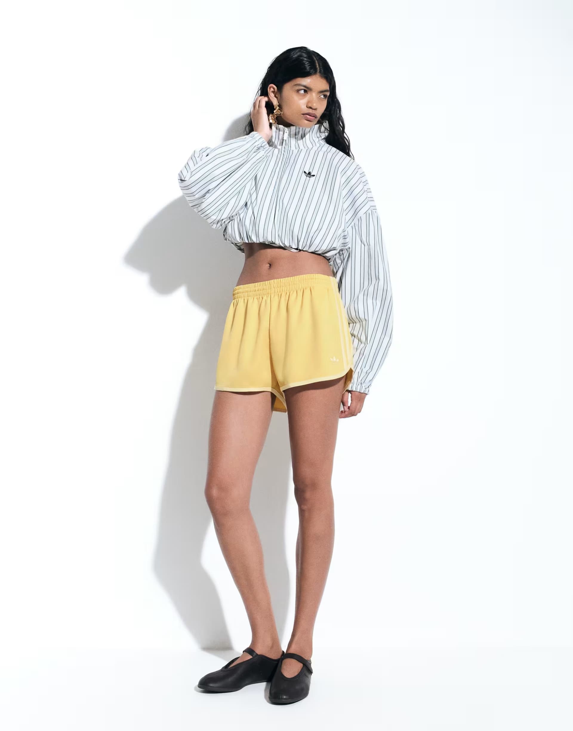 ASOS adidas Originals sprinter shorts in yellow - exclusive to ASOS