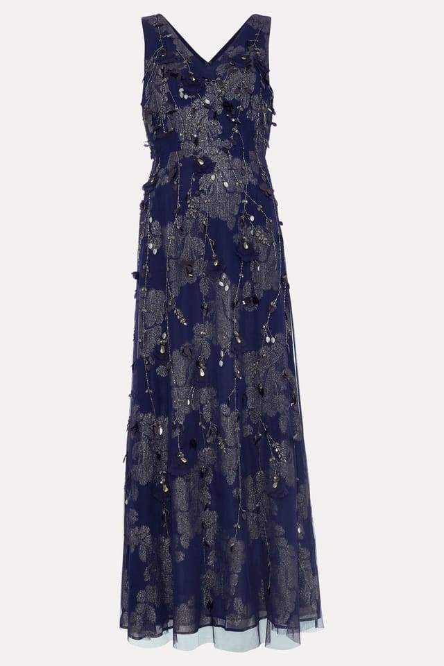 Phase Eight Phase Eight Women's Romita Maxi Dress in Dark Navy - 2