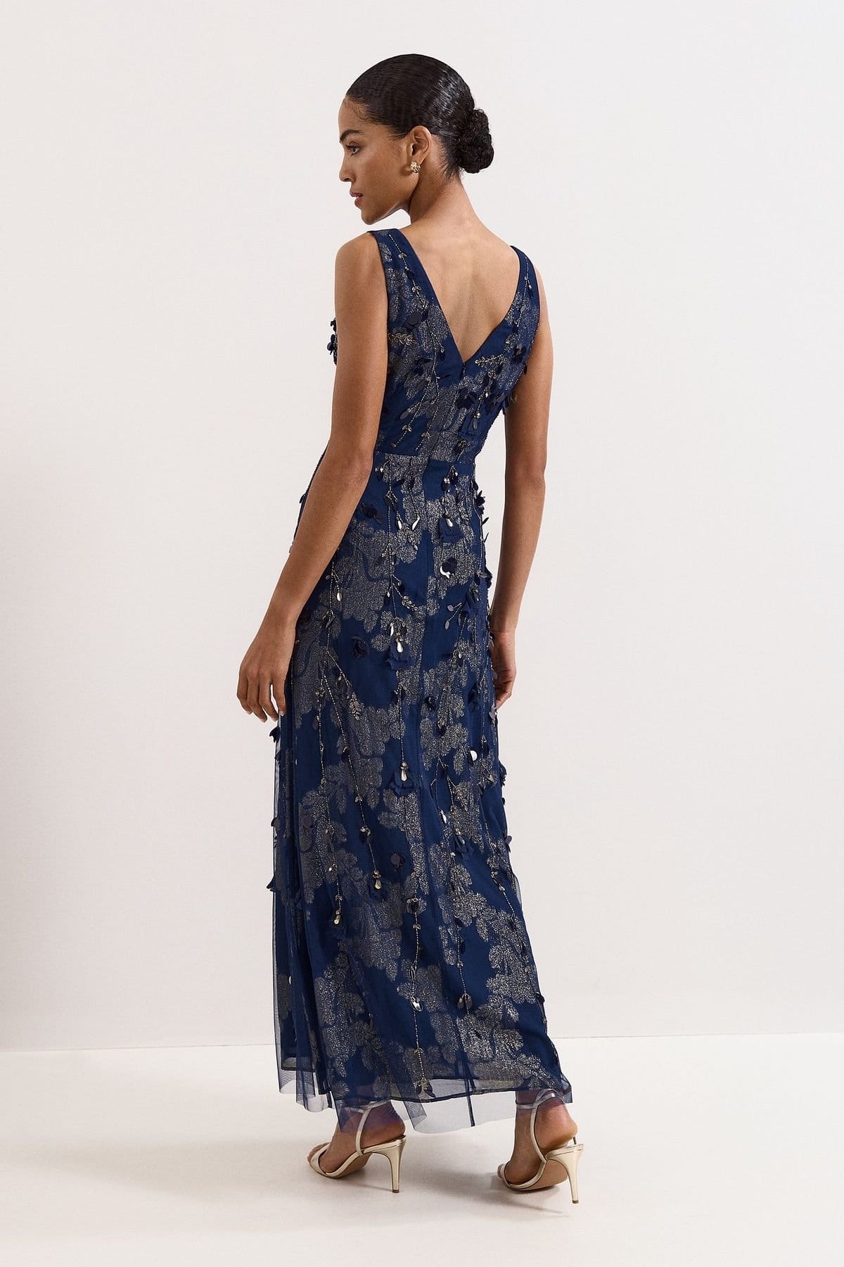 Phase Eight Phase Eight Women's Romita Maxi Dress in Dark Navy - 4