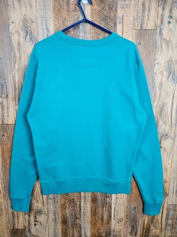 Champion Champion Crewneck Sweatshirt Teal Blue Embroidered Logo Small