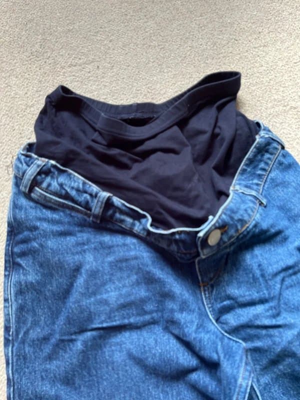 ASOS Maternity jeans asos size 8 wide leg