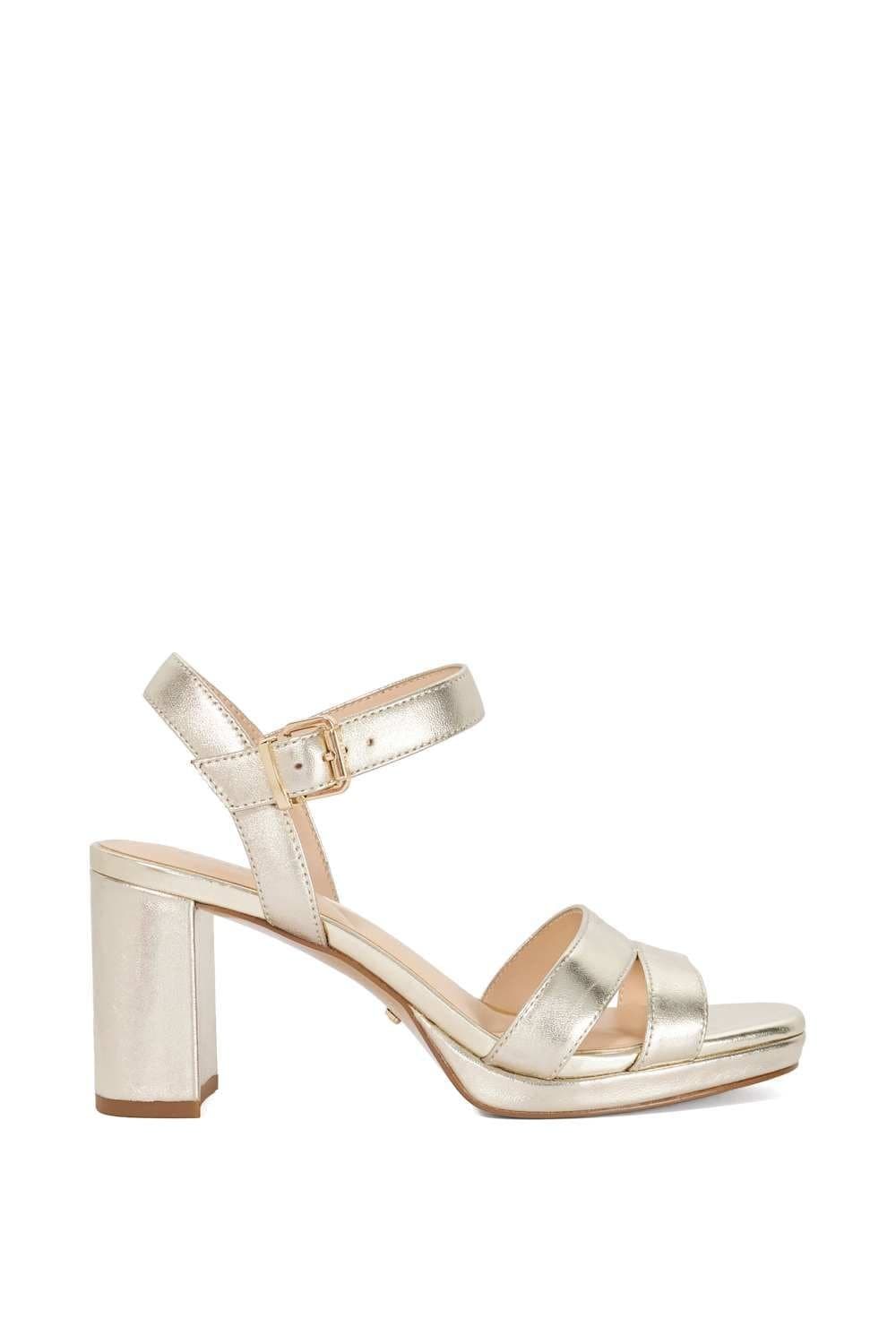 Dune London Dune London Gold Metallic Sandals