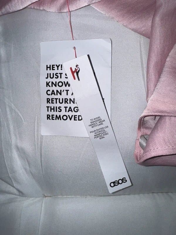 ASOS ASOS pink halter racer dress with tie waist