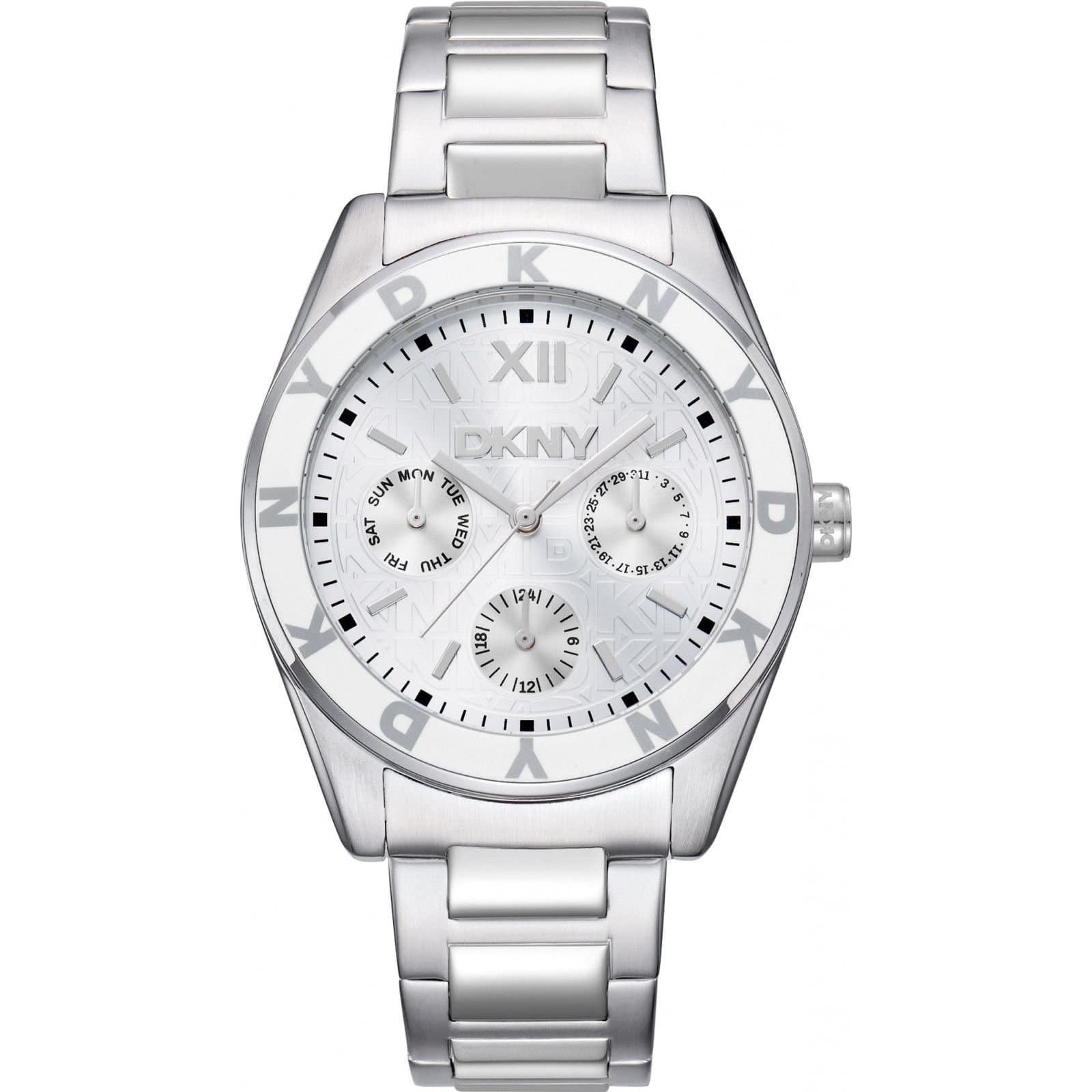 DKNY DKNY Women's DK1L073M0015 Chambers 36mm Quartz Watch in Silver