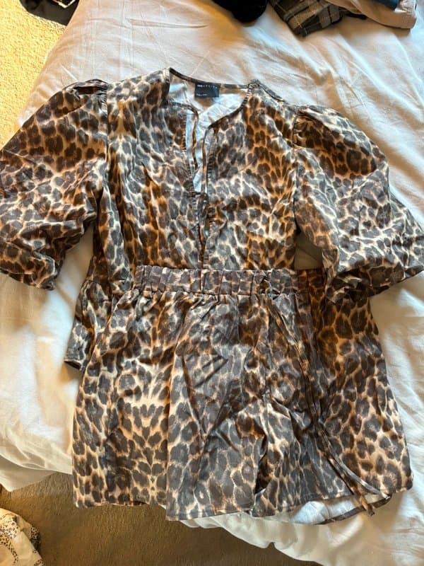 ASOS Leopard print two piece