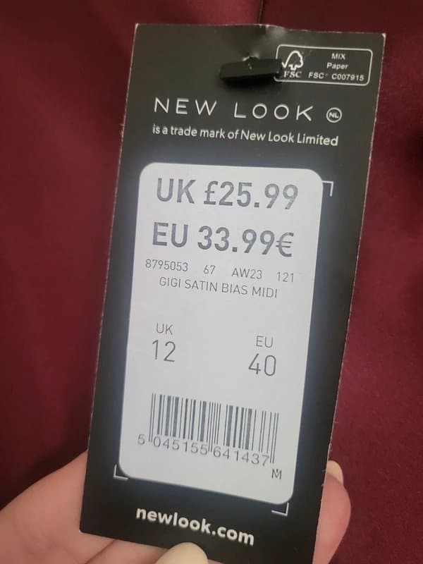 New Look New Look slip skirt size 12