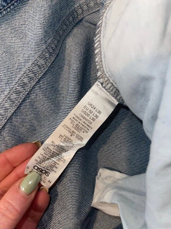 ASOS Design Wide leg denim jeans