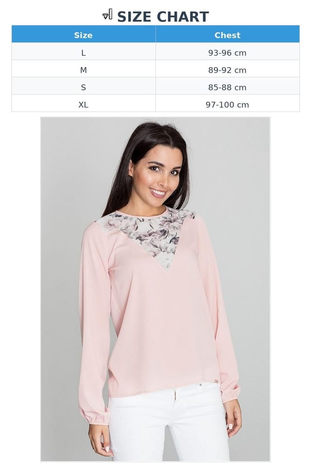 Love Lace Love Lace Women's Back Slit Statement Neckline Blouse in Pink - 3