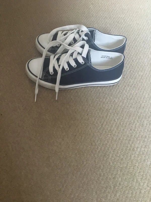 New Look New Look navy canvas trainers