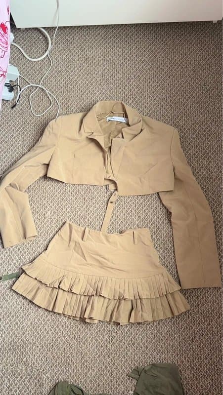 Bershka Bershka blazer and skirt set