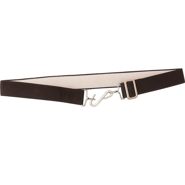 Britwear Britwear Men's Plain Adjustable Elastic S Hook Snake Belt in Black - 2