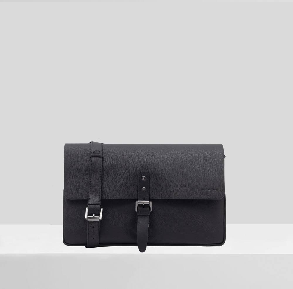 Paul Costelloe Paul Costelloe Men's Black Leather Manbag