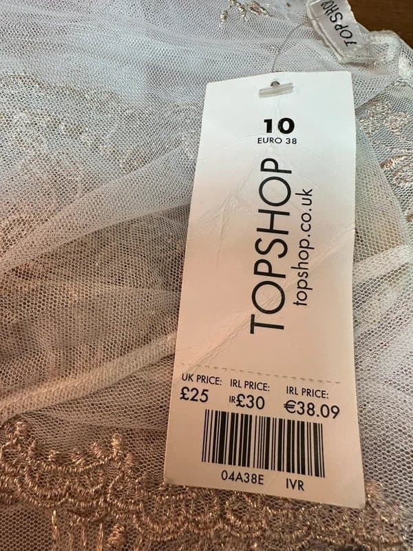 Topshop Top Shop Y2K sleeveless blouse size 10