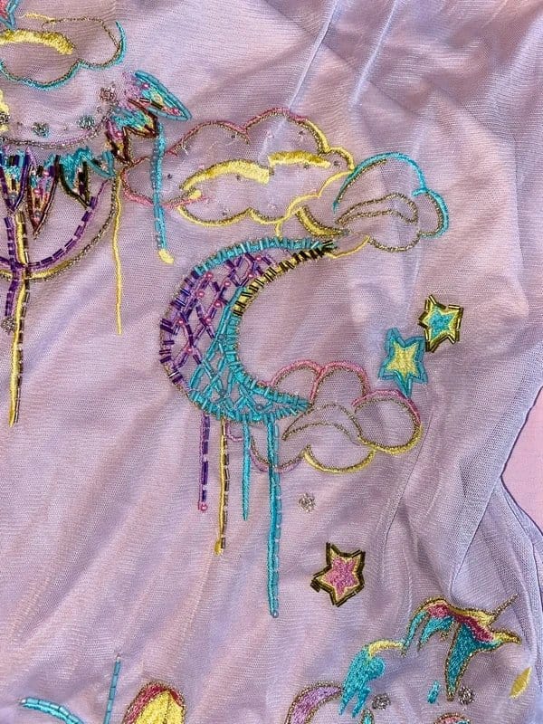 ASOS Design Lilac Embellished Whimsy Dress
