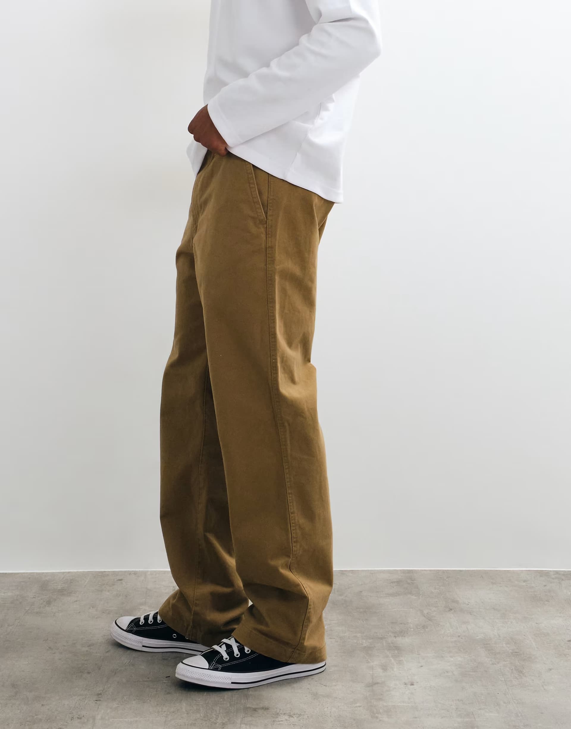 ASOS GAP 90's heavyweight twill trousers in camel