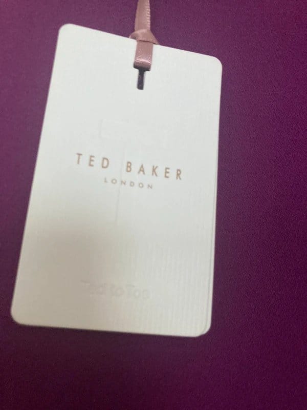 Ted Baker Purple Floral Midi Dress