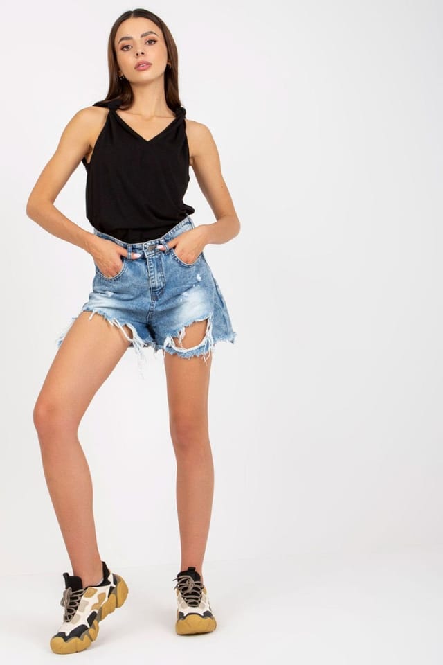 Love Lace Love Lace Women's Strapless V Neck Top With Tie Detail in Black - 2