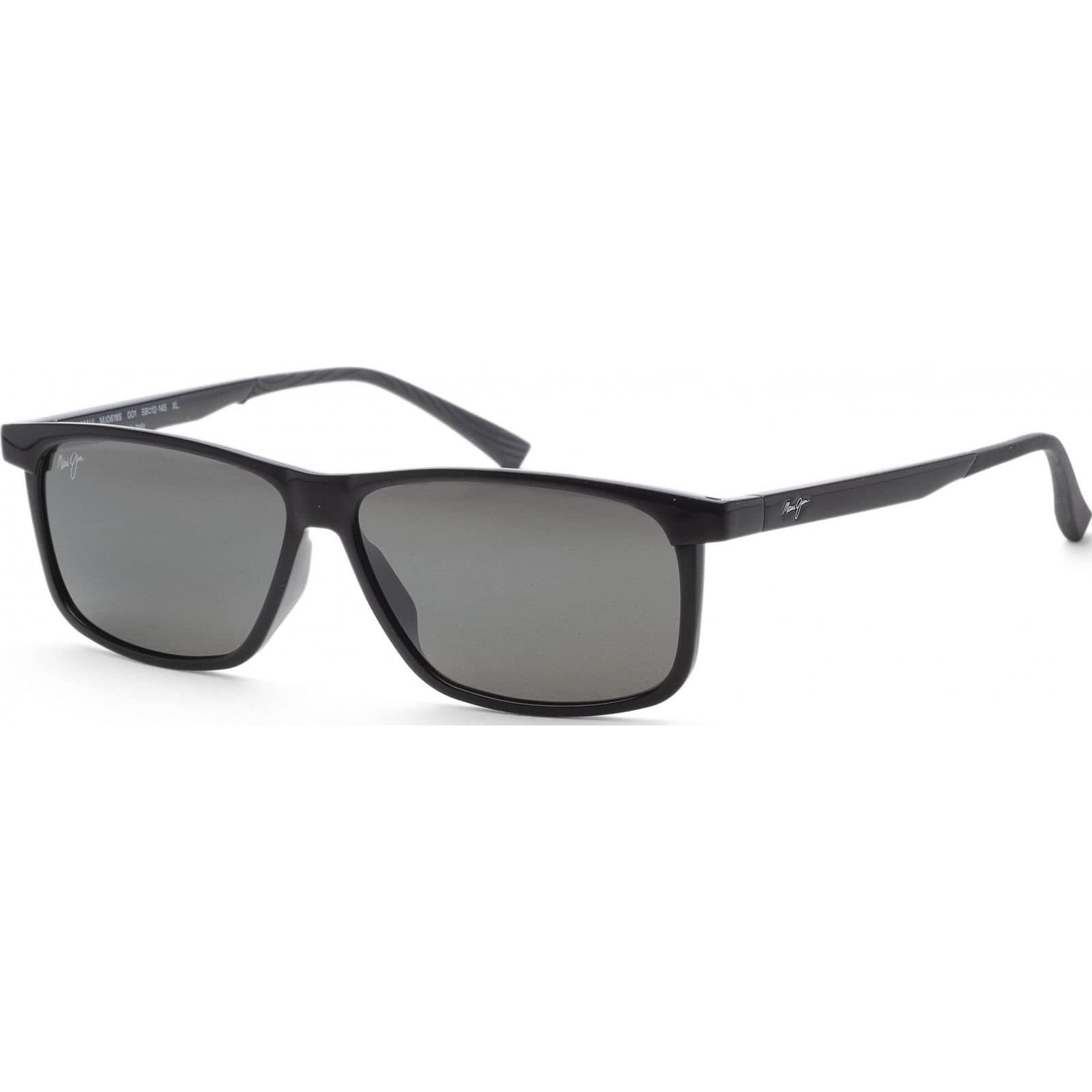 Maui Jim Maui Jim Men's 618-02 Square/Rectangle Sunglasses in Black