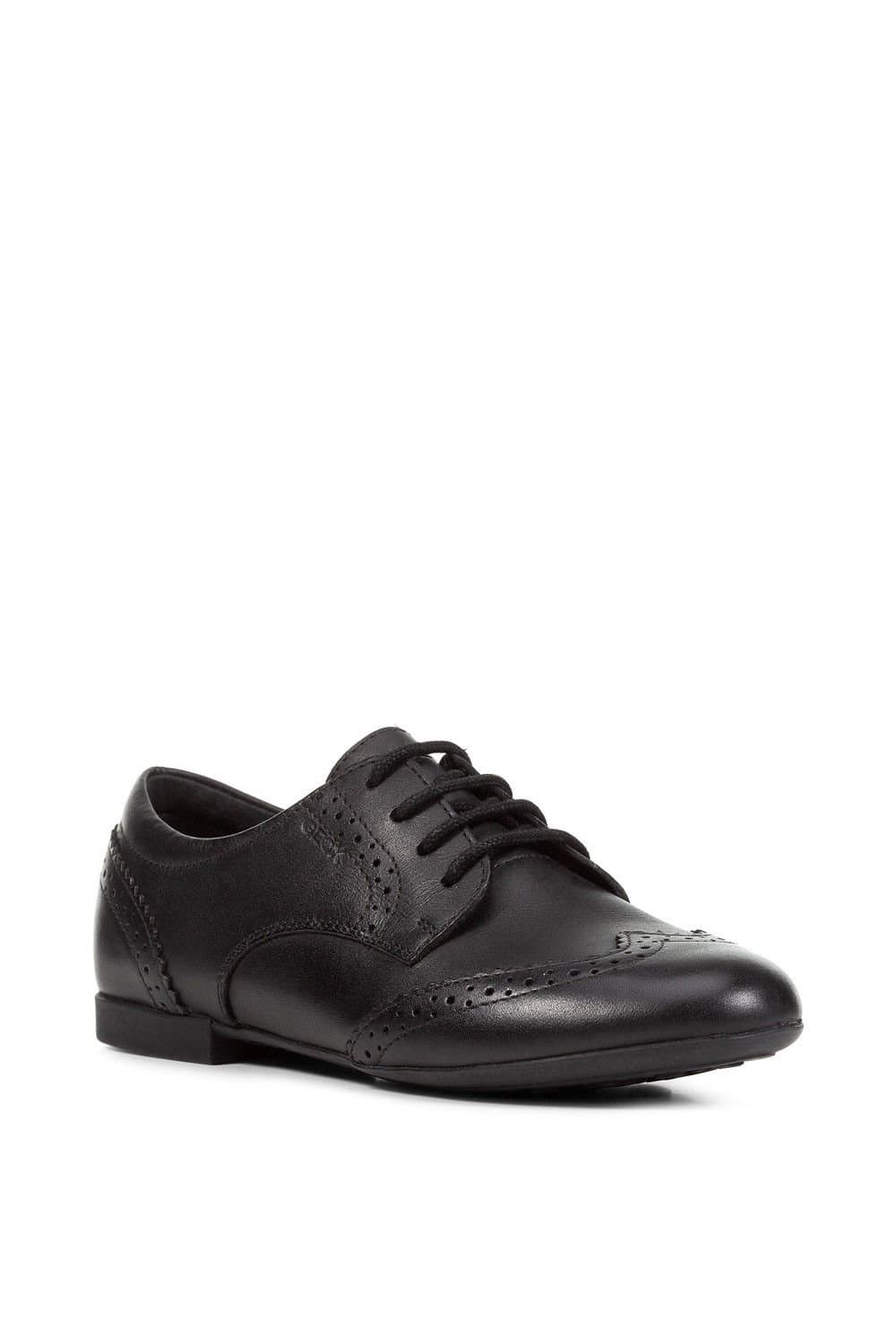 Geox Geox Women's J Plie B Smooth Leather Shoes in Black