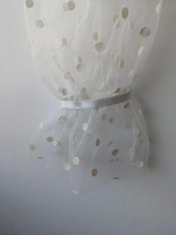 New Look New Look cream polka dot puff frill crop top
