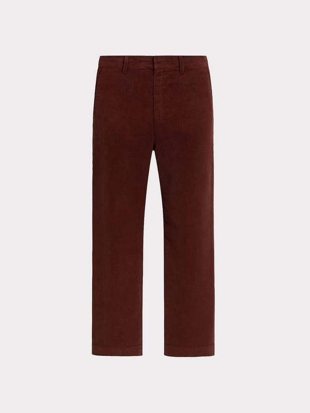 Kettlewell Kettlewell Women's Jamie Cord Straight Pants in Chocolate - 2