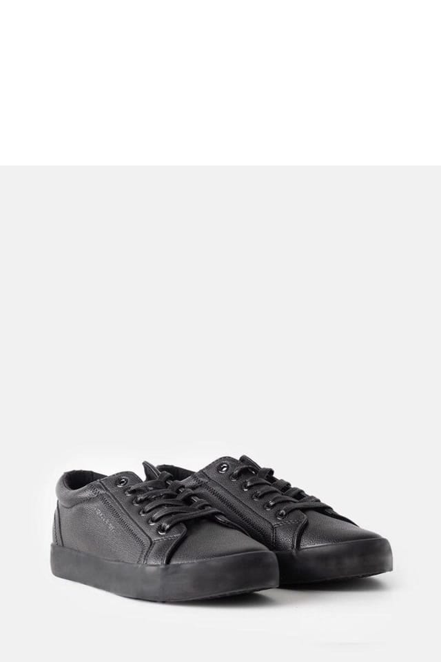 Love Lace Love Lace Women's Suede Lace Up Sneakers with Rubber Sole for Everyday Comfort in Black - 2