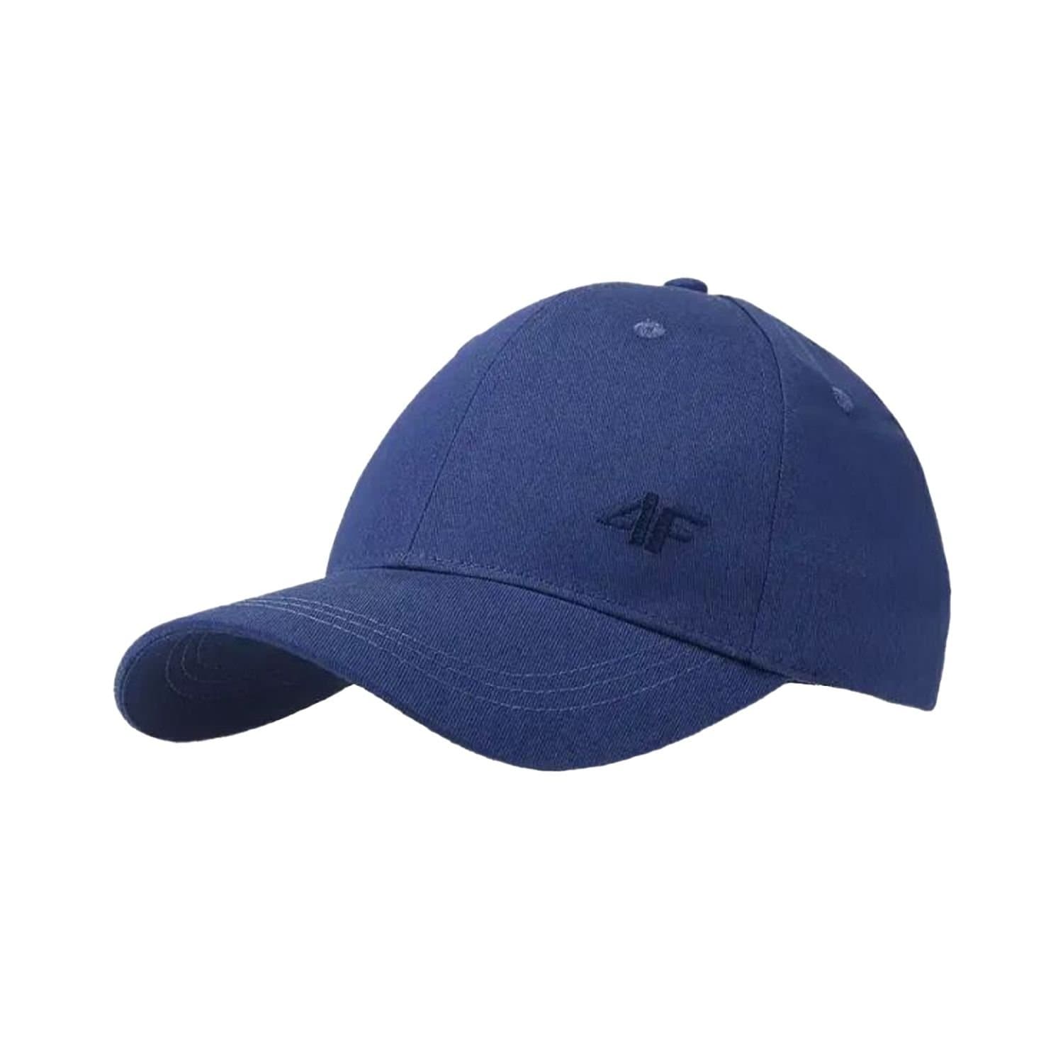 4F 4F Men's U367 Logo Cotton Baseball Cap in Navy
