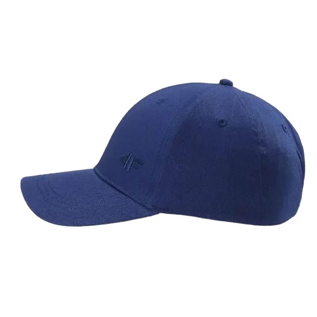 4F 4F Men's U367 Logo Cotton Baseball Cap in Navy - 3