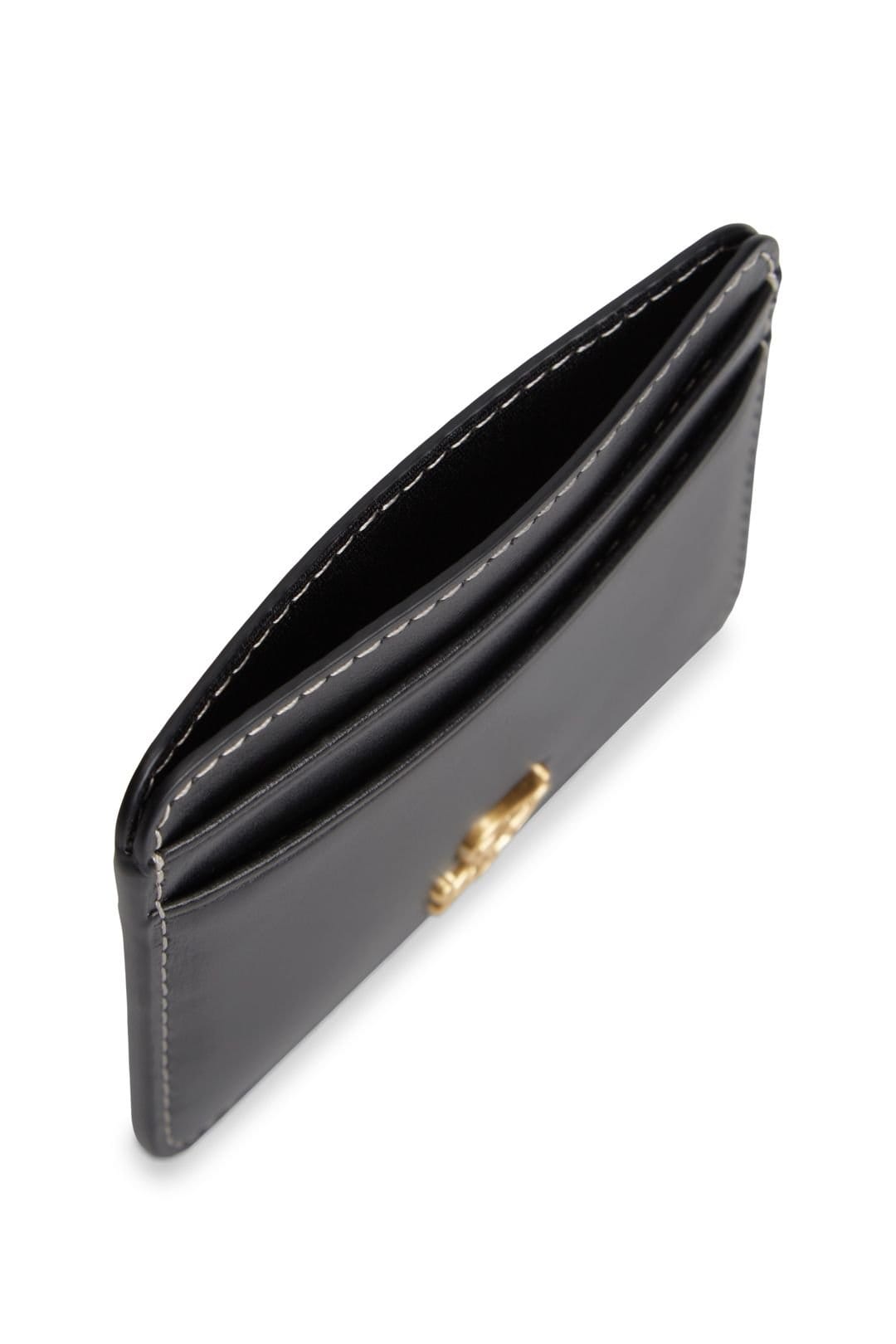 Tommy Hilfiger Tommy Hilfiger Women's Script Leather Cc Holder Black - 4