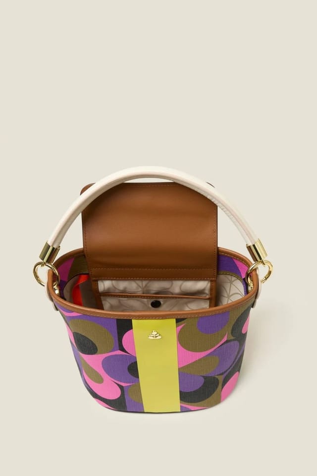Orla Kiely Orla Kiely Women's Smile Sling Crossbody - Kaleidoscope Violet - 3