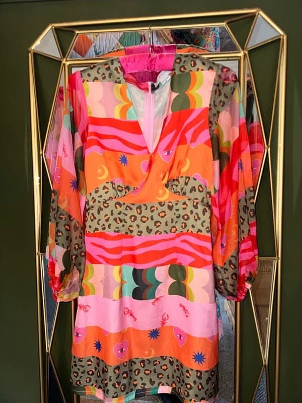 Never Fully Dressed NFD Emmy Satin Mini Dress Size 8 NEW