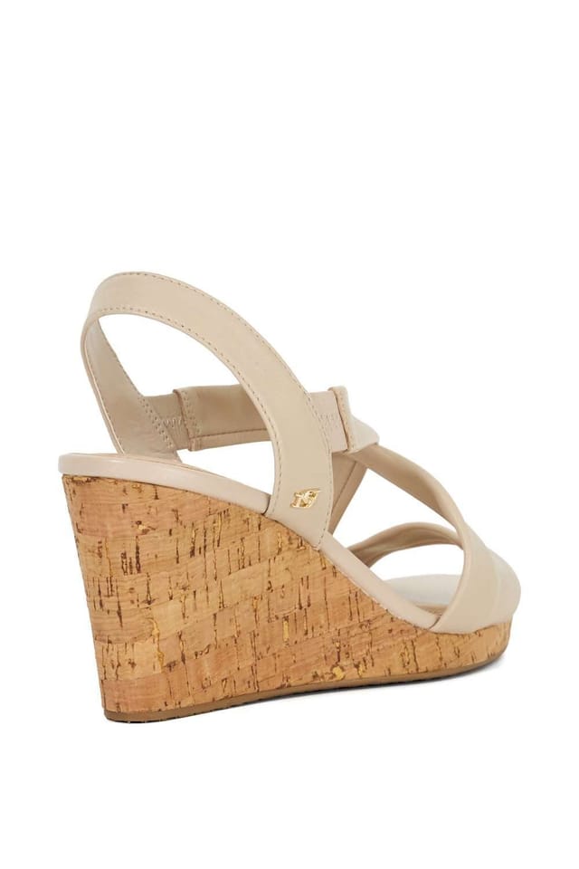 Dune London Dune London Women's 'Kamies' Leather Wedges in Natural - 3