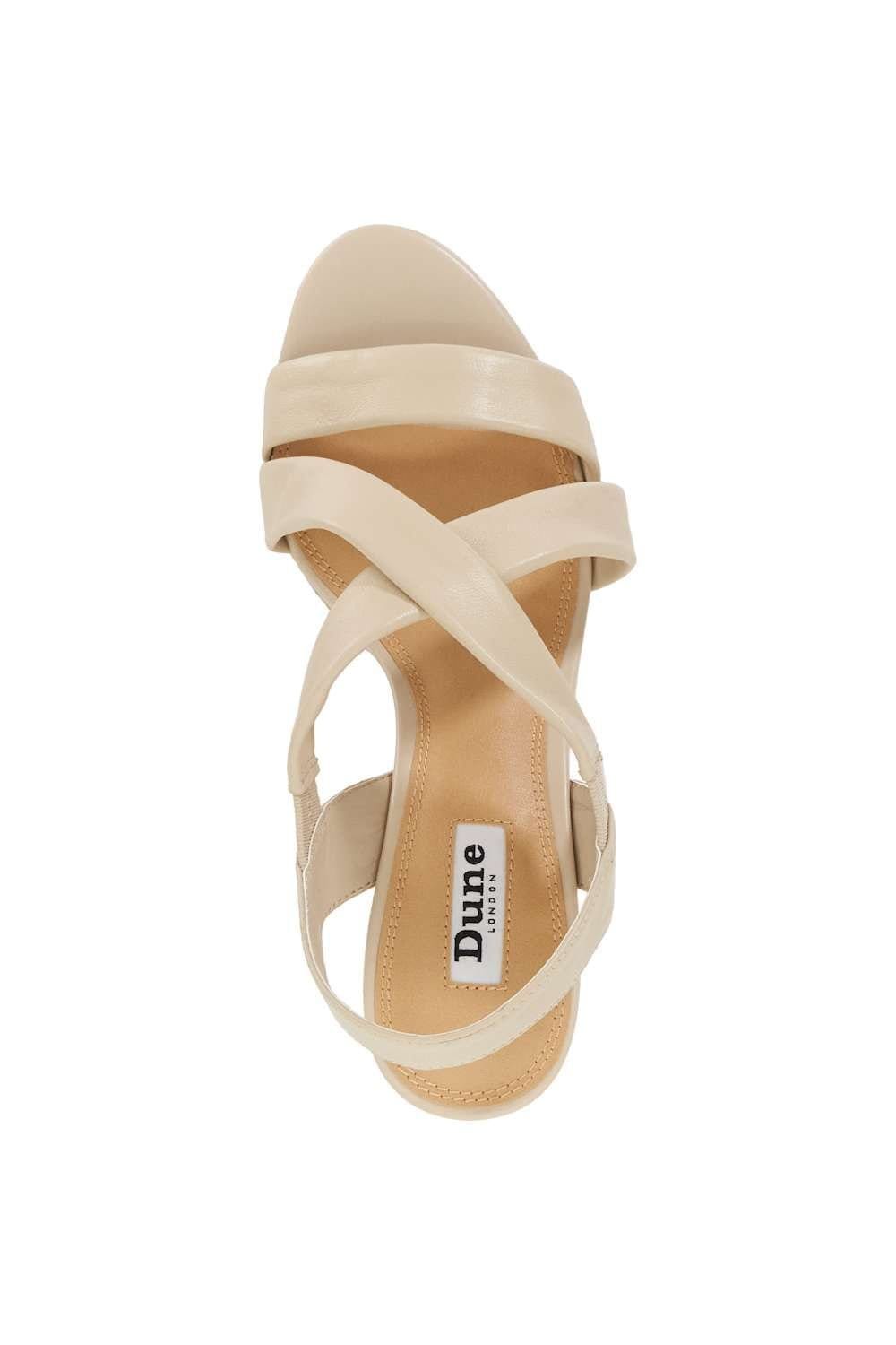 Dune London Dune London Women's 'Kamies' Leather Wedges in Natural - 4