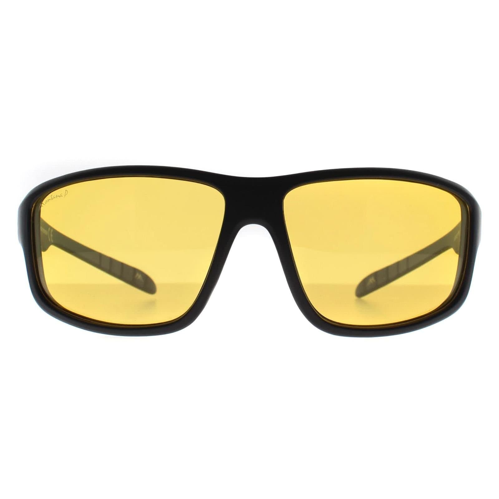 montana montana Men's Sport Black Mirror Polarized SP313