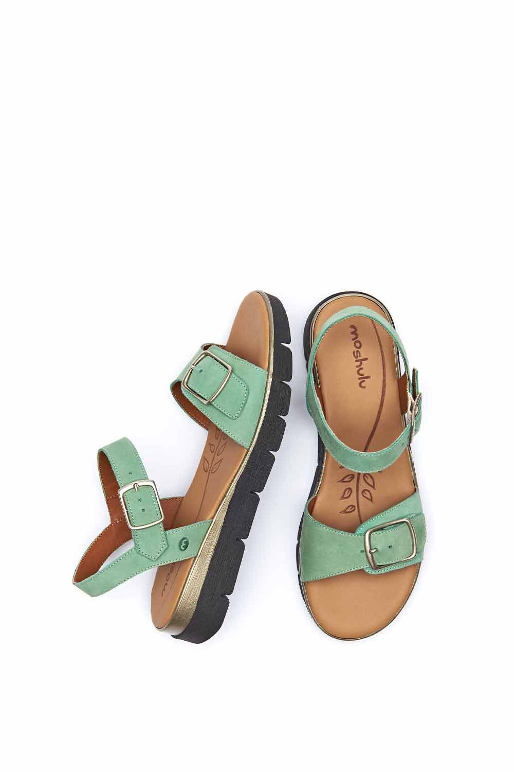 Moshulu Moshulu Women's 'Philly' Cushioned Slingback City Sandals in Light Green - 2