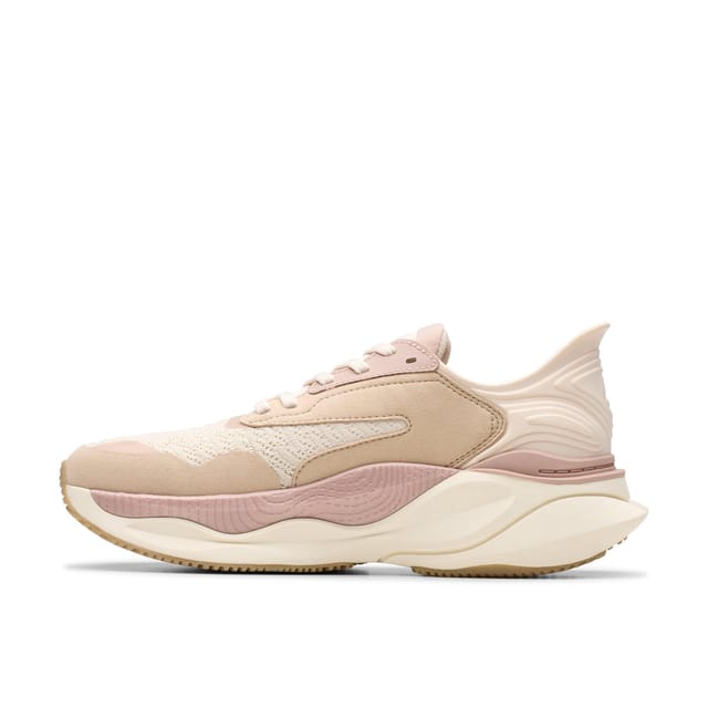 Clarks Clarks Women's Pace Sand Combination Trainers, Walking in Beige - 2