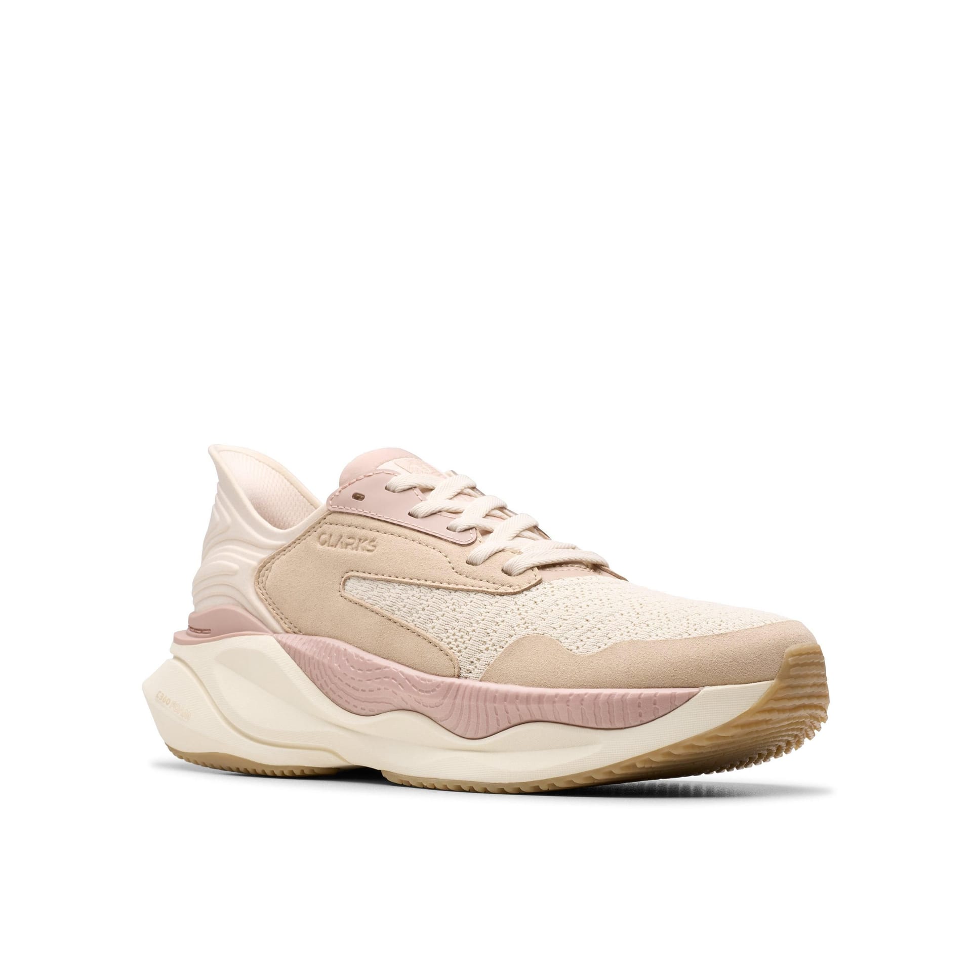 Clarks Clarks Women's Pace Sand Combination Trainers, Walking in Beige - 4