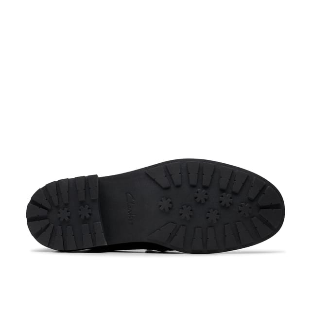 Clarks Clarks Women's Orinoco3 Edge Black Patent Slip Ons, Loafers - 3