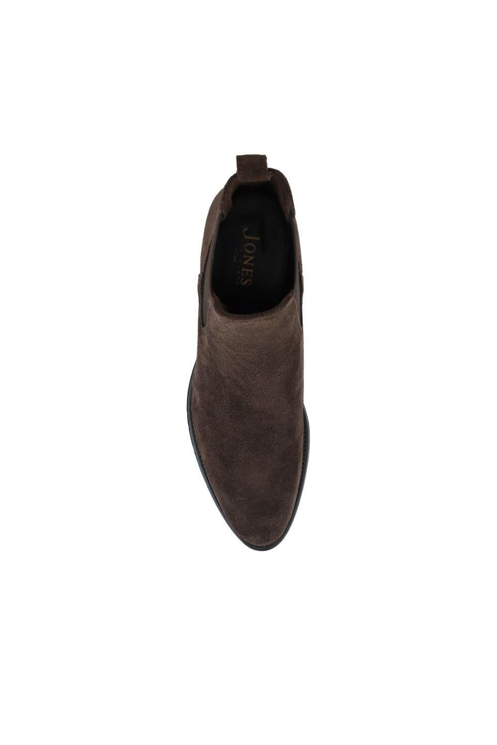 Jones Bootmaker Jones Bootmaker Women's Karlee Leather Slip-In Ankle Boots in Brown - 4