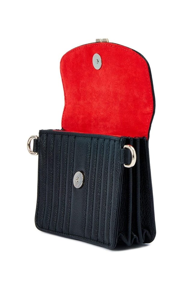 Wolf WOLF Women's Mimi Mini Bag with Wristlet & lanyard in Black - 2