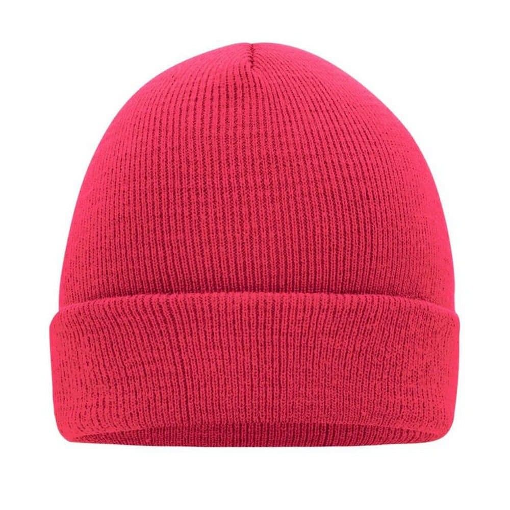 Myrtle Beach Myrtle Beach Men's Knitted Beanie in Bright Pink