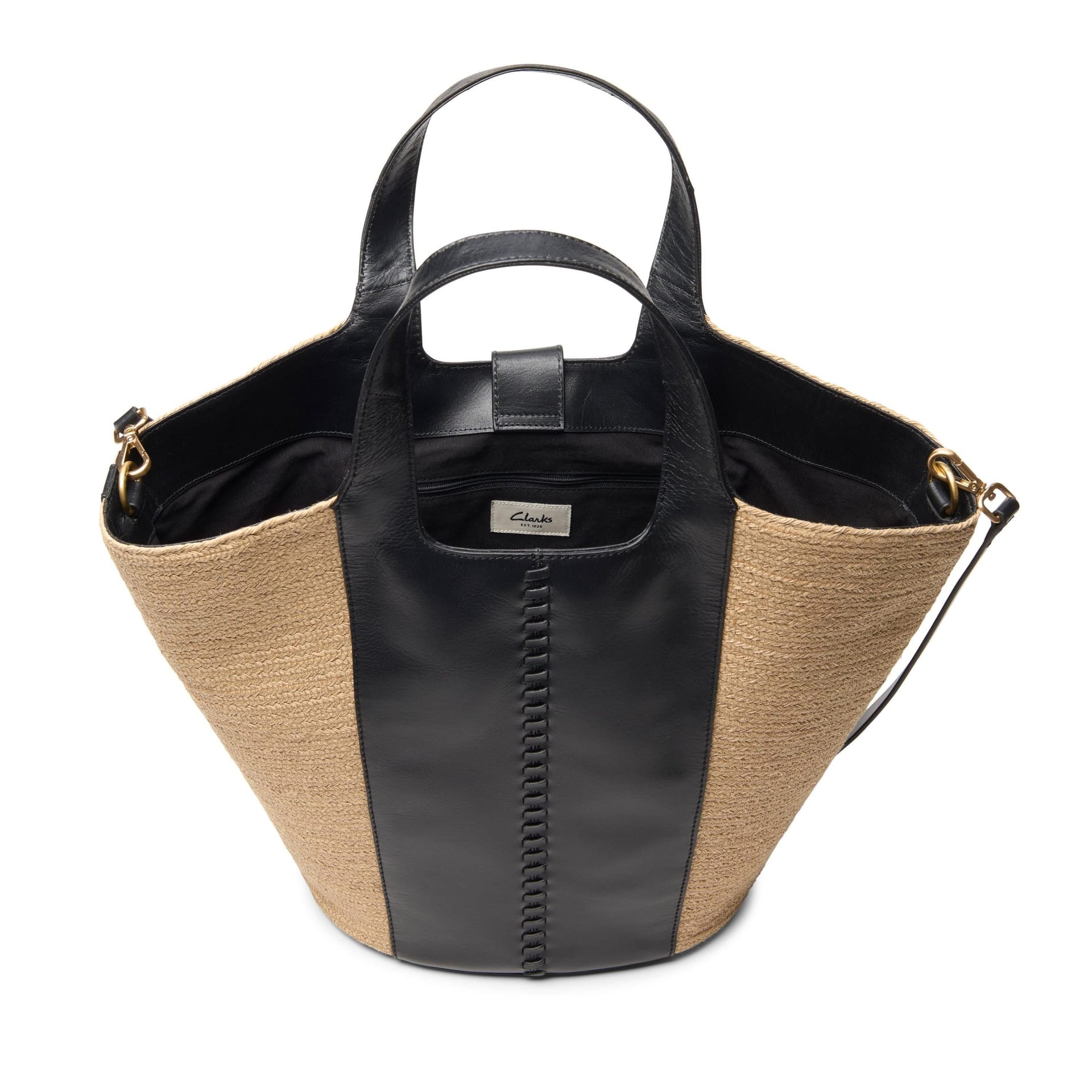 Clarks Clarks Women's Summery Large Black Combination Cross Body Bag, Shoulder Bag - 4