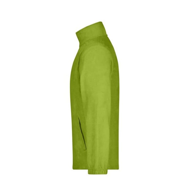 James and Nicholson James and Nicholson Men's Full Zip Fleece Jacket in Green - 3