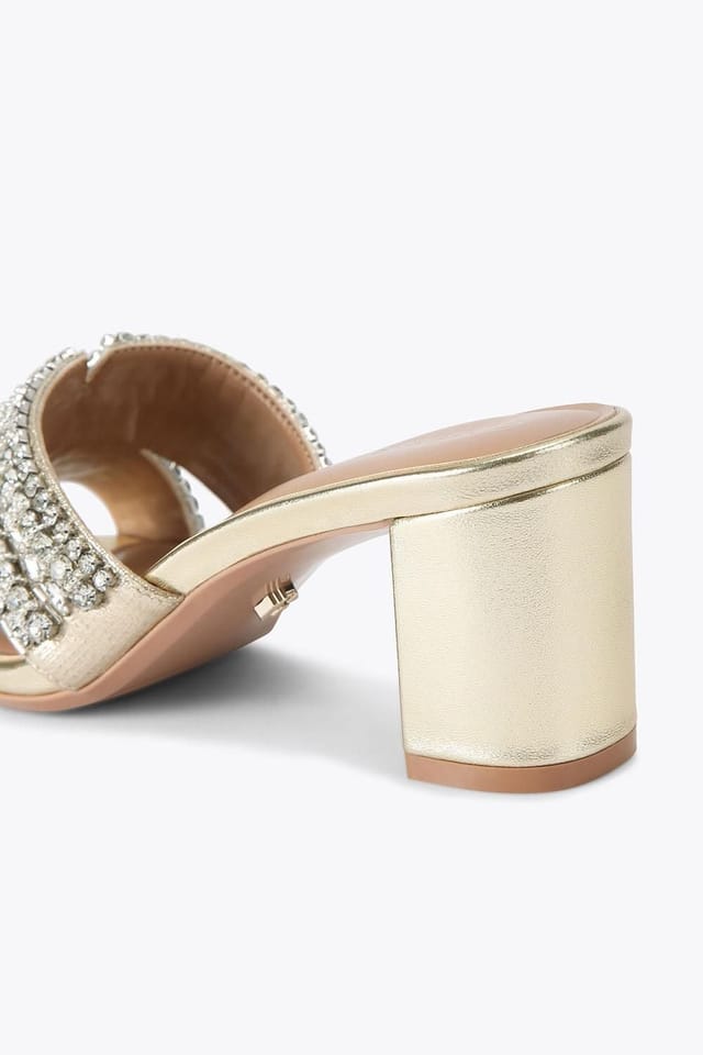 Carvela Carvela Women's 'Pageant Block' Heels in Gold - 3