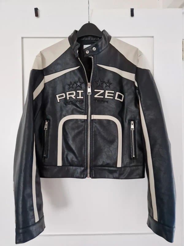 Bershka Motor Racing Leather Jacket