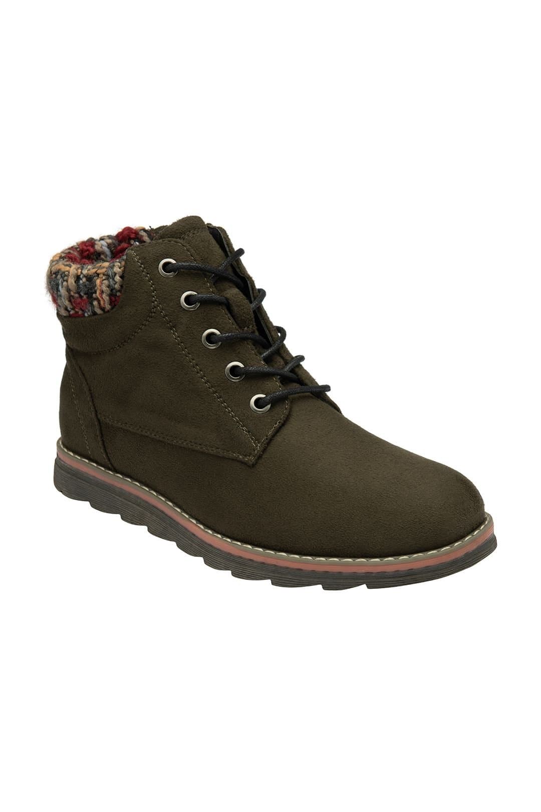 Lotus Lotus Women's Khaki 'Sycamore' Textile Ankle Boots