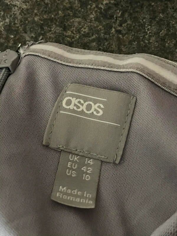 ASOS ASOS evening tulle dress - grey size UK 14 Eur 42 :)