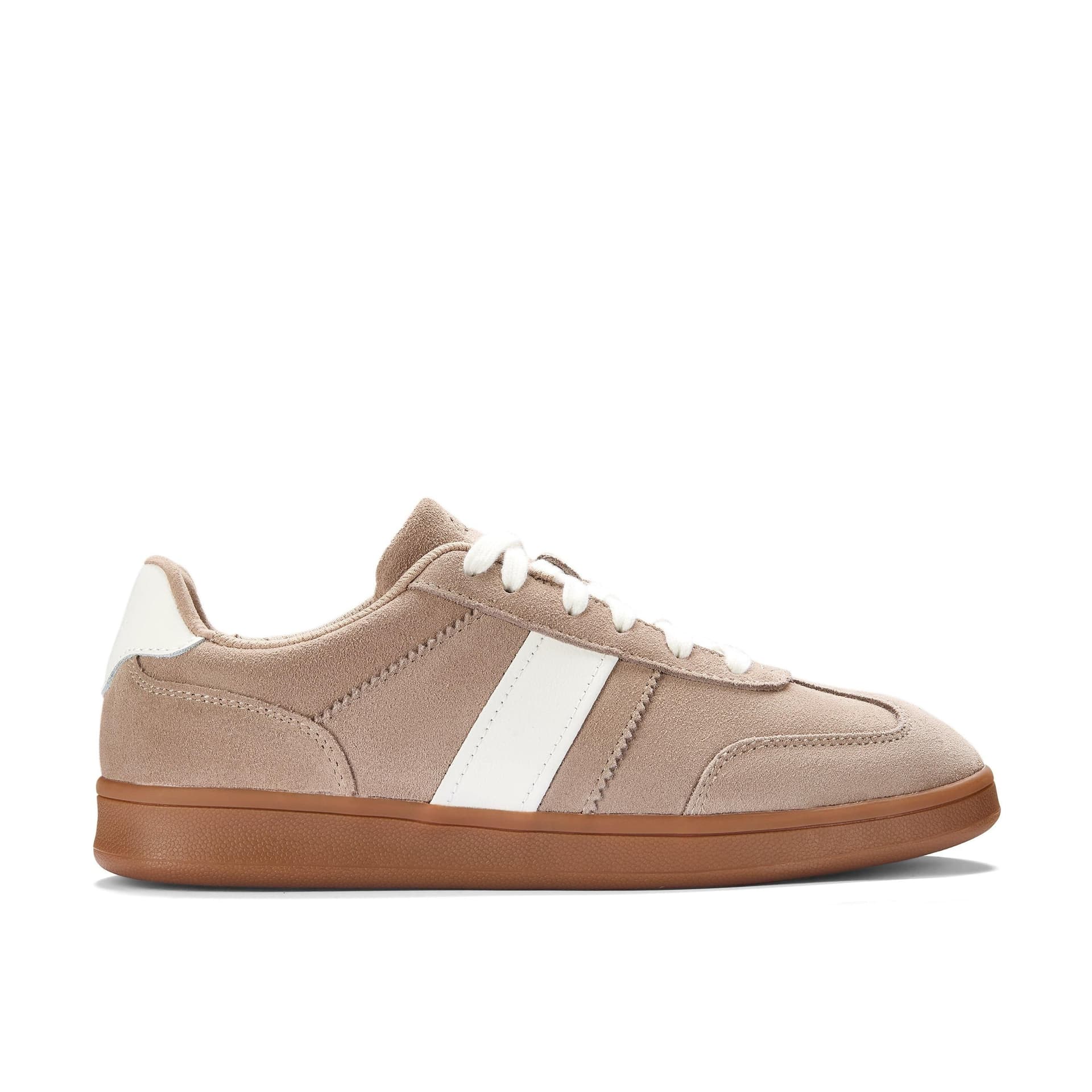 Clarks Clarks Women's Seco Speed Light Brown Suede Trainers